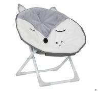 Fauteuil pliant renard 40x23cm blanc - Atmosphera createur d'interieur