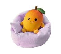 Fauteuil Poire pour - Tissu 6x6x4,7 Pouces | Ornement De Canapé Mignon Fait À La Main | Siège De s, Canapé Doux Et Mignon pour Animaux en Peluche, Meubles Miniatures, Décoration De Salle