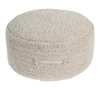 Lorena Canals Pouf Lavable en Machine Chill Natural Couvrir: 97% Coton 3% Autres Fibres Remplissage 100% Boules de polystyrène -Beige- Ø 50 x 20 cm