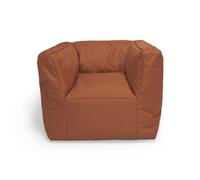 Fauteuil pouf marron foncé TU