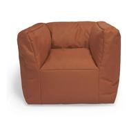 Fauteuil pouf marron foncé TU