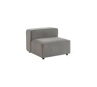 sweeek Fauteuil assise tissu déperlant collection sense Gris clair
