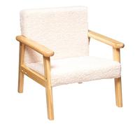 Atmosphera - Fauteuil enfant Basile - bois blanc