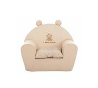 Fauteuil pour enfant I adore my mom 44 x 34 x 53 cm Beige