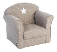 Fauteuil pour Enfant Taupe - ATMOSPHERA - Classique - Intemporel - Intérieur