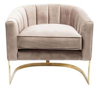Fauteuil Pure Elegance velours Kare Design