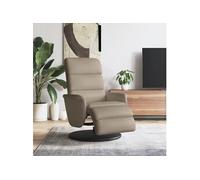 Vidaxl Fauteuil Inclinable Avec Repose-Pieds Cappuccino Similicuir