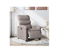 vidaXL Fauteuil inclinable électrique Taupe Tissu, fauteuil électrique pour personnes âgées, fauteuil inclinable, fauteuil, 3203962
