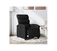 Fauteuil réglable électrique tissunoir
