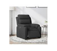 Fauteuil réglable électrique tissunoir
