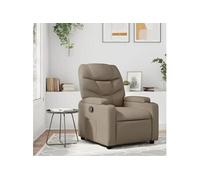 Fauteuil réglable similicuir cappuccino