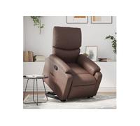 vidaXL Fauteuil inclinable marron similicuir