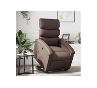 Vidaxl Fauteuil Inclinable Marron Similicuir Marron