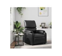 Fauteuil réglable similicuirnoir