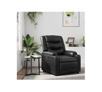 Vidaxl Fauteuil Inclinable Noir Similicuir Noir