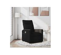 vidaXL Fauteuil inclinable Noir Tissu fauteuil fauteuil inclinable TV poussette fauteuil inclinable pour personnes 4104827