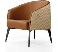 Fauteuil relax Canapé Fauteuil rembourré Couch Lounge Bureau Hôtel Club Marron