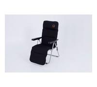 Fauteuil Relax Confort O'camp - Structure Pliable Et Confortable - Couleur : Noir Noir