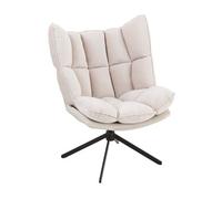 Fauteuil Relax sur Pied "Coussin" 92cm Beige