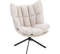 Fauteuil Relax sur Pied "Coussin" 92cm Beige