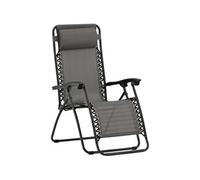 Fauteuil relax de jardin pliant en aluminium