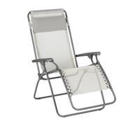 Fauteuil Relax de Jardin Pliant RSXA Multiposition avec Tétière Beige Seigle LAFUMA