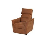 Fauteuil Relax Electrique Releveur Tissu Cognac - HORACE -