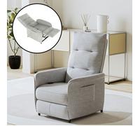 Fauteuil relax électrique Savukoski 102 x 58 x 81 cm gris clair