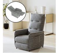 Fauteuil relax électrique Savukoski 102 x 58 x 81 cm gris foncé
