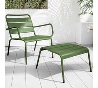 Fauteuil Relax En Acier Vert Cactus Vert