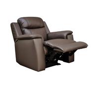 Fauteuil relax EVASION en cuir - chocolat - VENTE-UNIQUE - Relaxation - 1 place