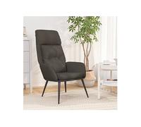 Fauteuil relax kunstsuÃde gris foncé