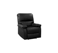 Habitat et Jardin – Fauteuil relax Lincoln – 90 x 89 x 103 cm – Noir