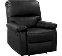 Fauteuil Relax Lincoln - 90 X 89 X 103 Cm - Noir Noir