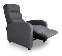 Fauteuil relax manuel Lasco tissu gris