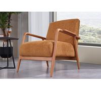 Fauteuil relax marron Designer Lounge Möbel Wohnzimmer Club Einsitzer JVmoebel