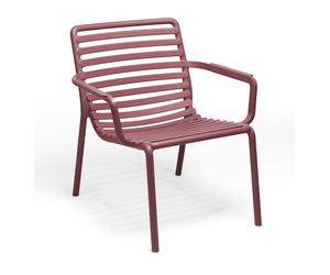 Fauteuil relax NARDI Doga - Rouge Marsala