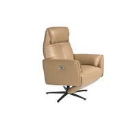 Fauteuil relax pivotant en cuir Arena 5086C, 79 x 83 x 108 cm. -