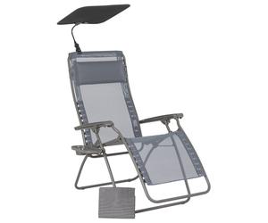 Fauteuil relax pliant LAFUMA Futura Zen Edition - Gris Silex