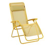 Fauteuil relax pliant LAFUMA R Clip Batyline Iso Colorblock - Miel