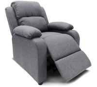 Fauteuil relax Riga tissu Gris