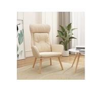 Chaise de Relaxation Tissu Rouge Bordeaux Salle de Séjour Fauteuil vidaXL