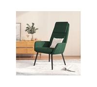 Fauteuil relax tissu jaune foncé