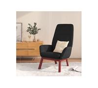 Fauteuil relax tissu noir