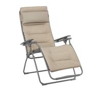 Fauteuil Relax Transat Jardin - Chaise Longue - Matelassé Zéro Gravité - Futura - Becomfort® - Beige Moka - Lafuma Mobilier