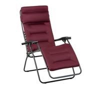 Fauteuil Relax Transat Jardin - Chaise Longue Matelassé Zéro Gravité - Rsx Clip - Aircomfort® - Rouge Bordeaux - Lafuma Mobilier