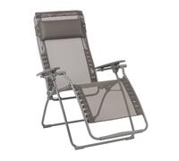 Fauteuil Relax Transat Jardin - Chaise Longue Zéro Gravité - Futura - Batyline® Iso - Marron Graphite - Lafuma Mobilier