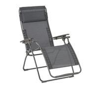 Fauteuil Relax Transat Jardin - Chaise Longue Zéro Gravité - Futura - - Gris Obsidian - Lafuma Mobilier