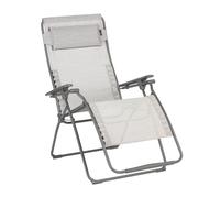 Fauteuil Relax Transat Jardin - Chaise Longue Zéro Gravité - Xl - Futura Xl - Batyline® Duo - Gris Galet - Lafuma Mobilier