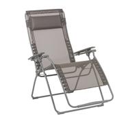 Fauteuil Relax Transat Jardin - Chaise Longue Zéro Gravité - Xl - Futura Xl - Batyline® Iso - Marron Graphite - Lafuma Mobilier